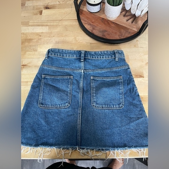 Zara Women's Blue and Silver Skirt size 26 - Picture 2 of 7